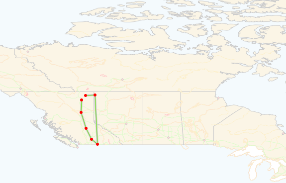 Map view in Edit mode