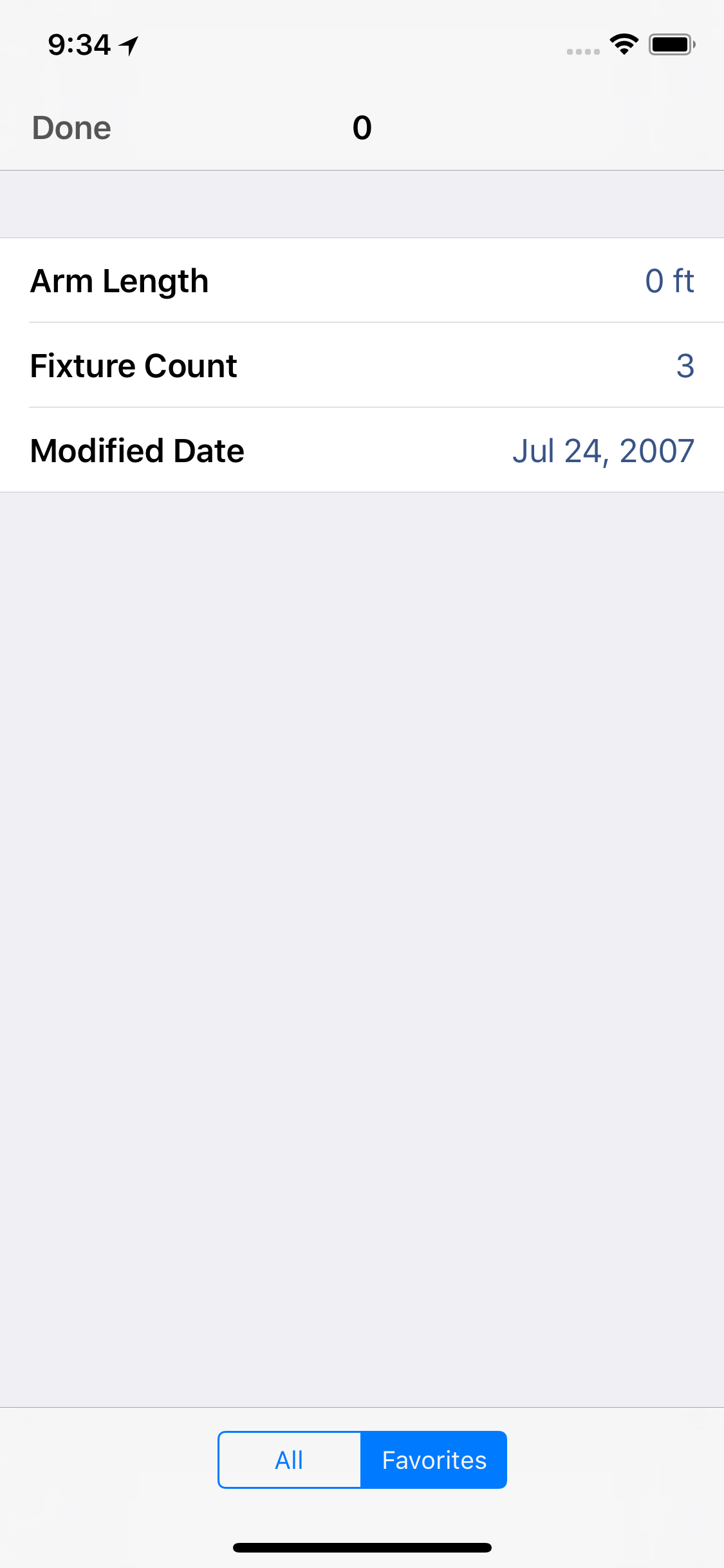 Favorites on the iPhone